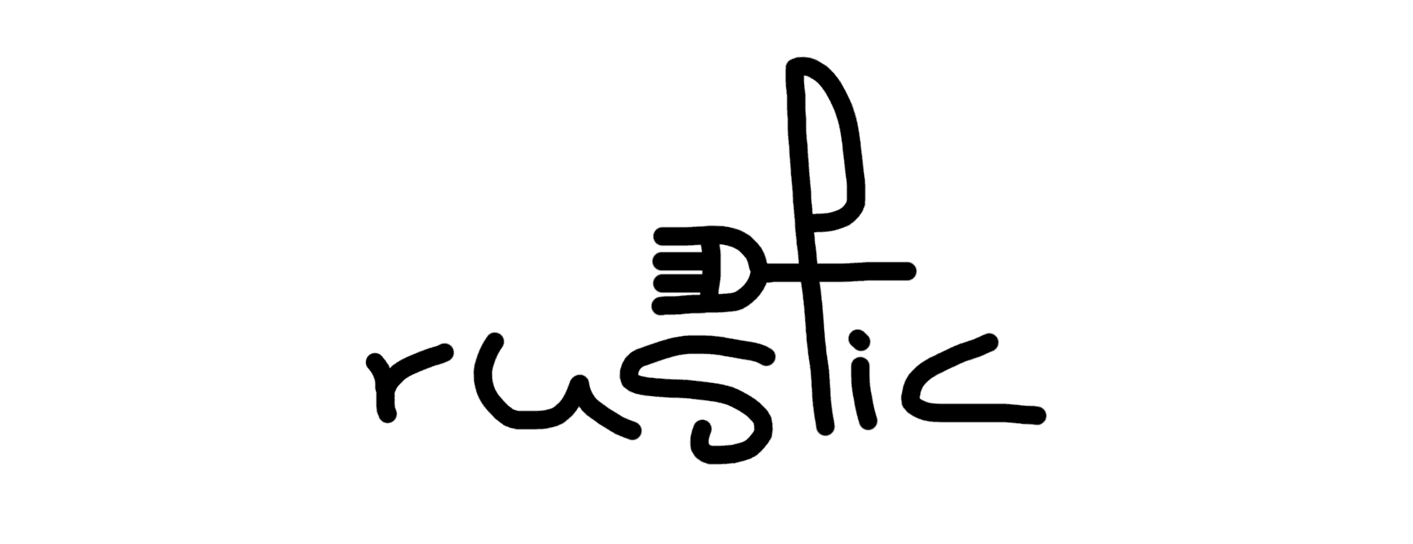 Rustic, logotyp